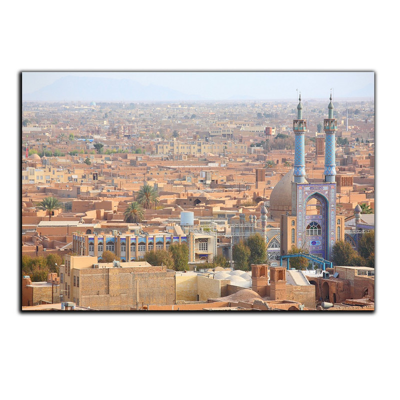 تابلو شاسی بکلیت طرح منظره شهر یزد مدل SH-s646
