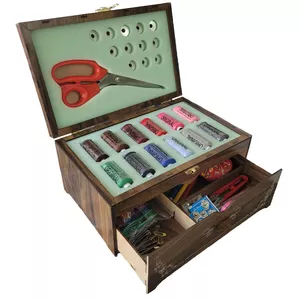 جعبه ابزار خیاطی مدل حرفه ای مجموعه 40 عددی