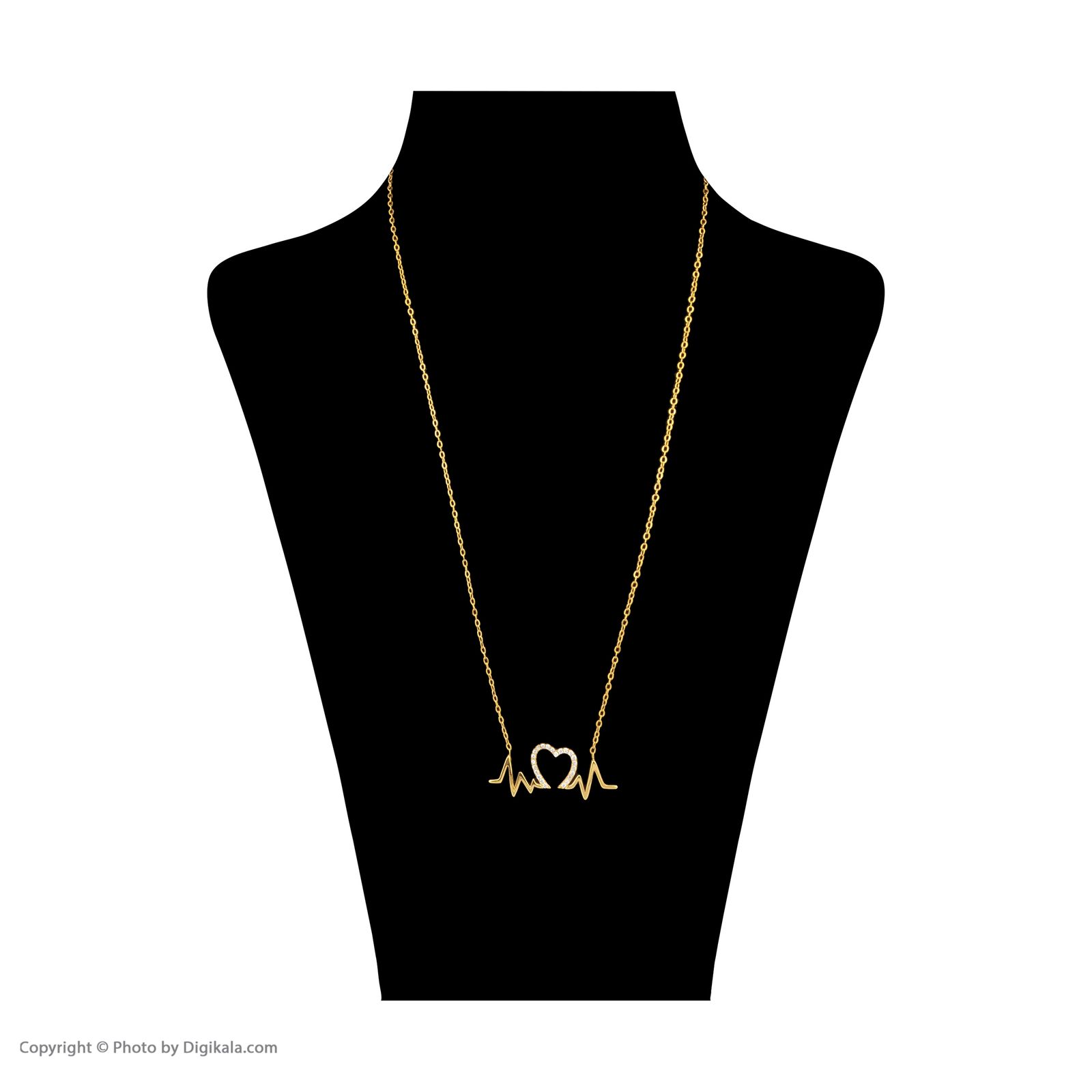 گردنبند طلا 18 عیار زنانه مایا ماهک مدل MM1089 -  - 2