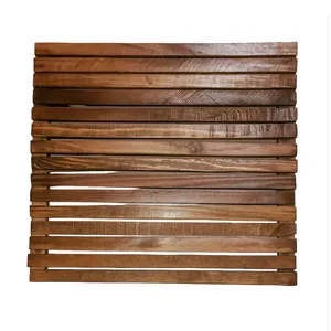 تخته سرو چوبی مدل رایزر پایه دار طرح پالت مربع