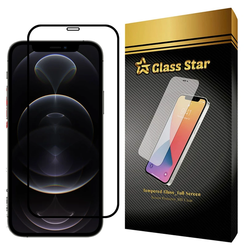 محافظ صفحه نمایش گلس استار مدل FGX مناسب برای گوشی موبایل اپل iPhone 12 Pro Max