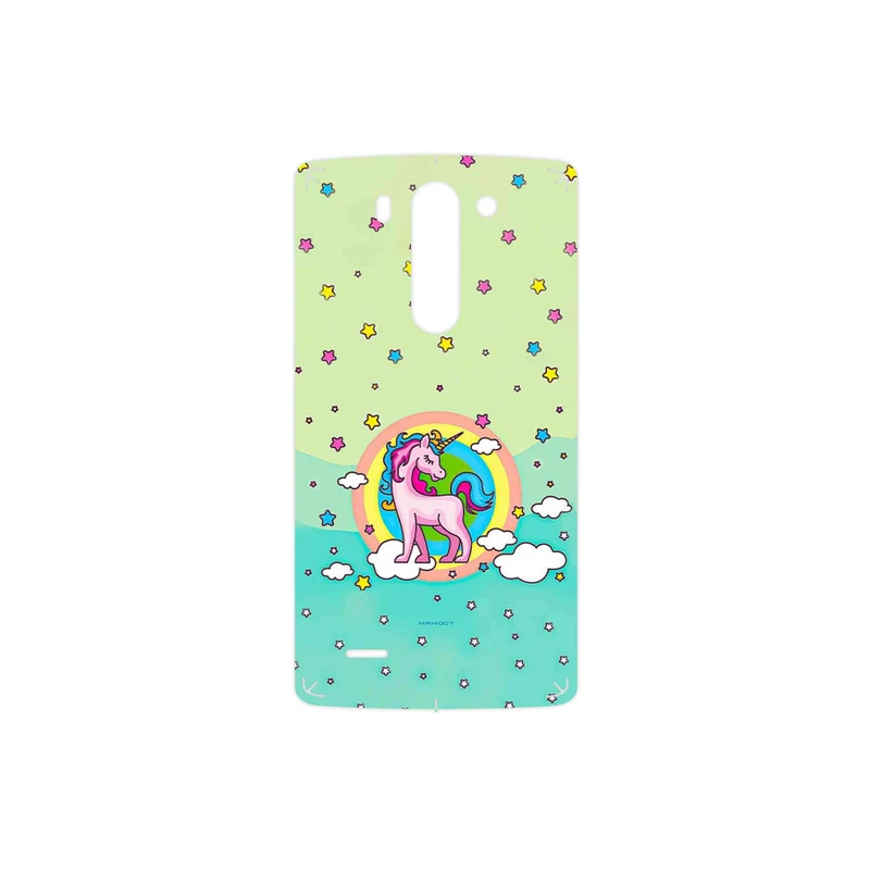 برچسب پوششی ماهوت مدل Rainbow unicorn adventure مناسب برای گوشی موبایل ال جی G3 Beat