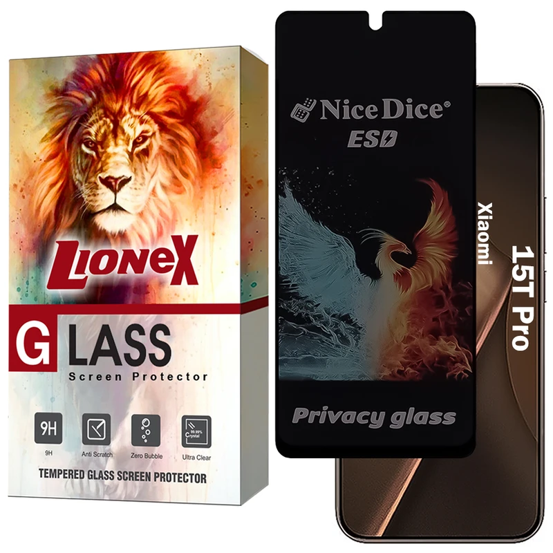 محافظ صفحه نمایش لایونکس مدل LND7 مناسب برای گوشی موبایل شیائومی 15T Pro