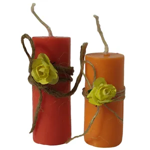 شمع مدل صدف بسته 2 عددی