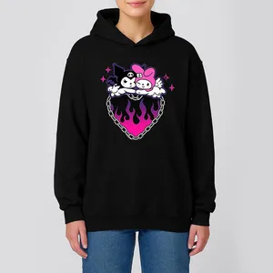 هودی زنانه مدل انیمه کرومی و ملودی kuromi melody 03