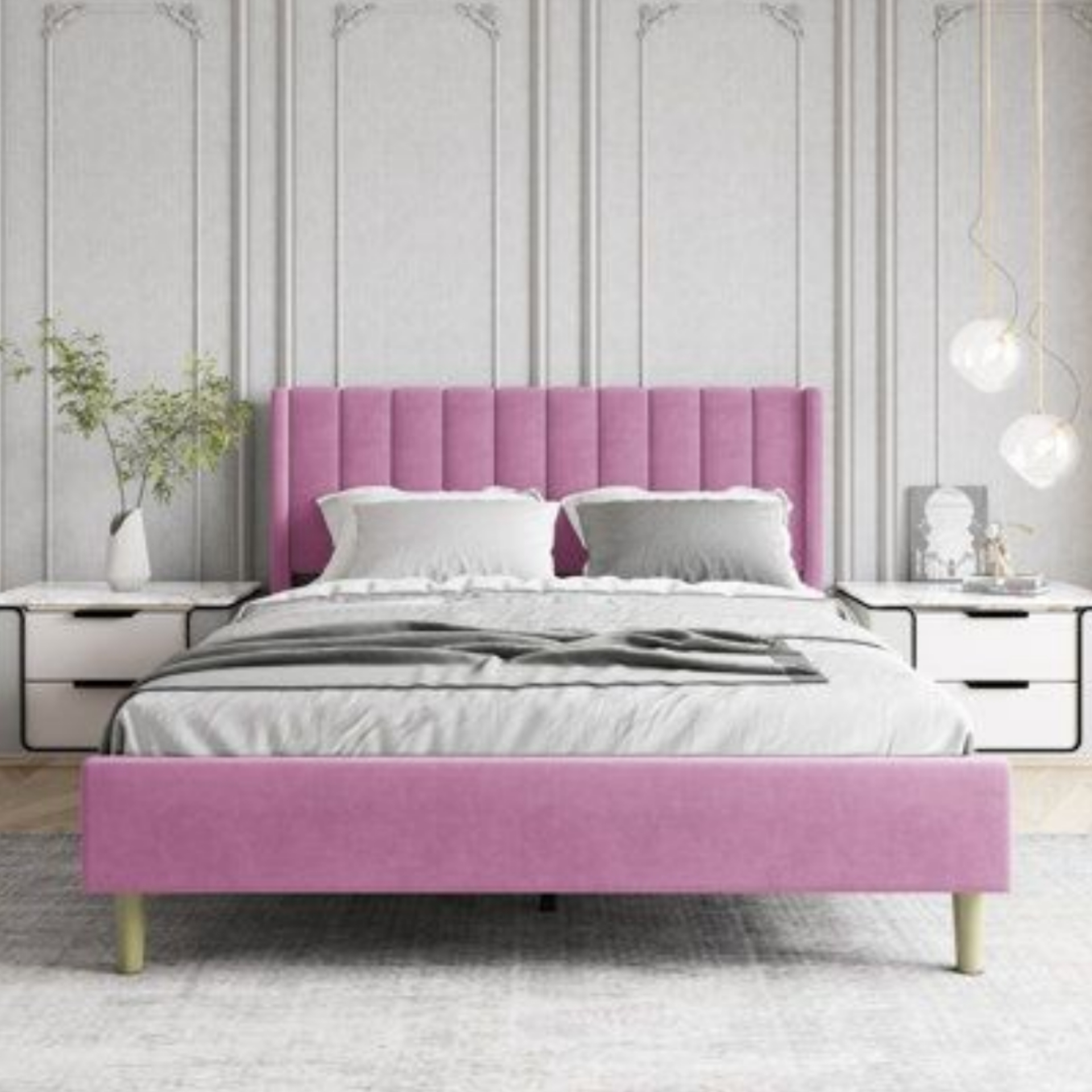 تخت خواب یک نفره مدل بردبار سایز 90×200 سانتی متر