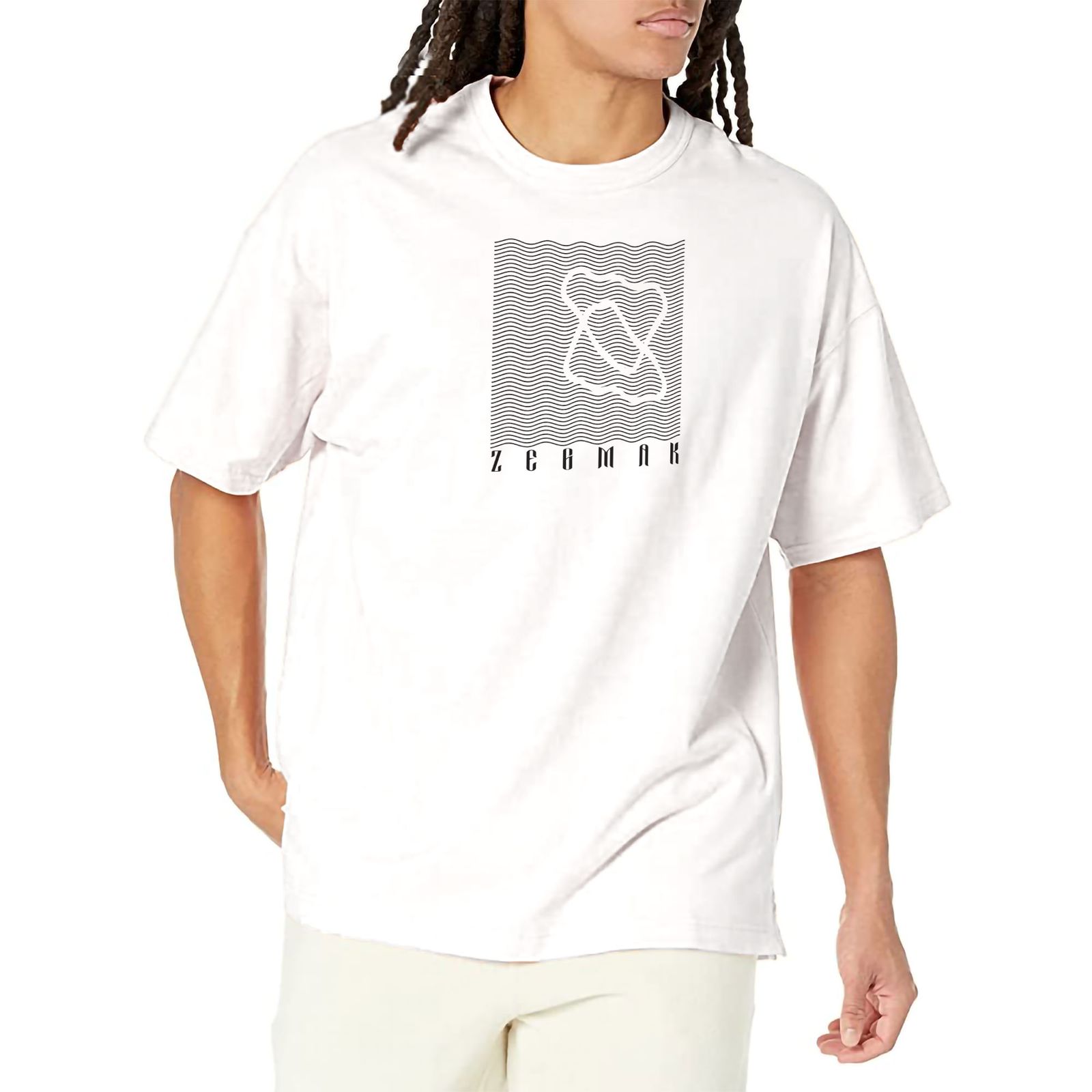 تی شرت اورسایز آستین کوتاه مردانه زگماک مدل Felexi -  - 2