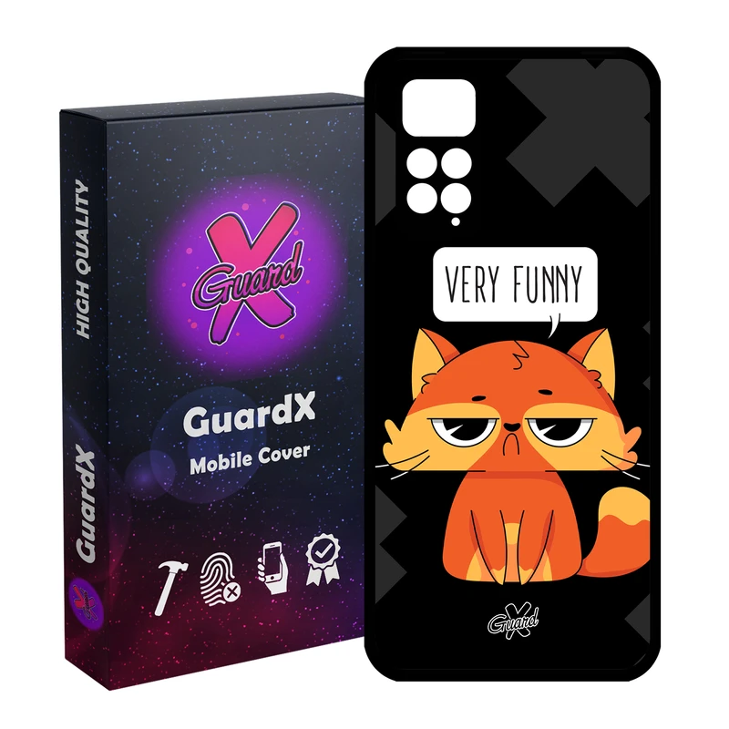 کاور گارد ایکس طرح Funny مدل Glass10161 مناسب برای گوشی موبایل شیائومی Redmi Note 11S/ Note 11 4G
