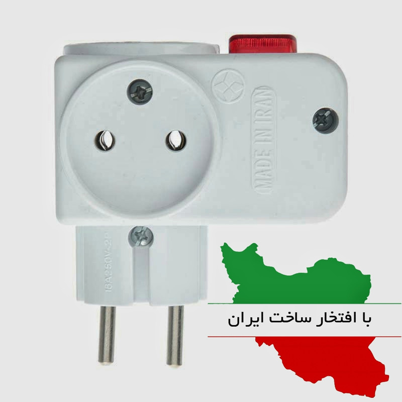 سه شاخه برق ایندرا مدل C101