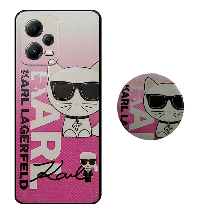 کاور مدل HB 0157 مناسب برای گوشی موبایل شیائومی Poco X5 5G / Redmi Note 12 (5G) به همراه پاپ سوکت