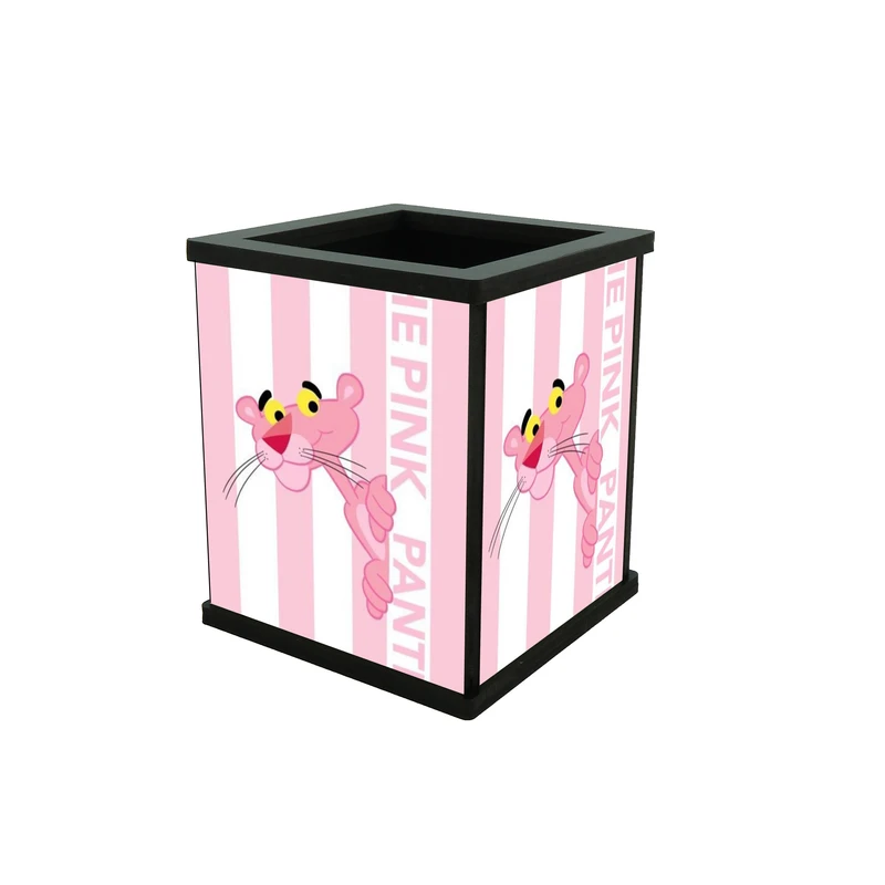 جامدادی رومیزی طرح پلنگ صورتی کد 2053343