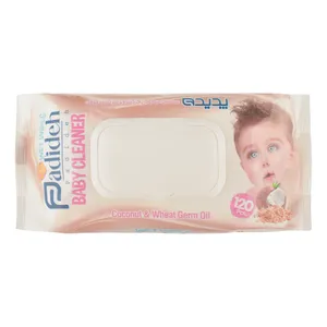 دستمال مرطوب نرم کننده و پاک کننده کودک پدیده مدل PK001 بسته 120 عددی