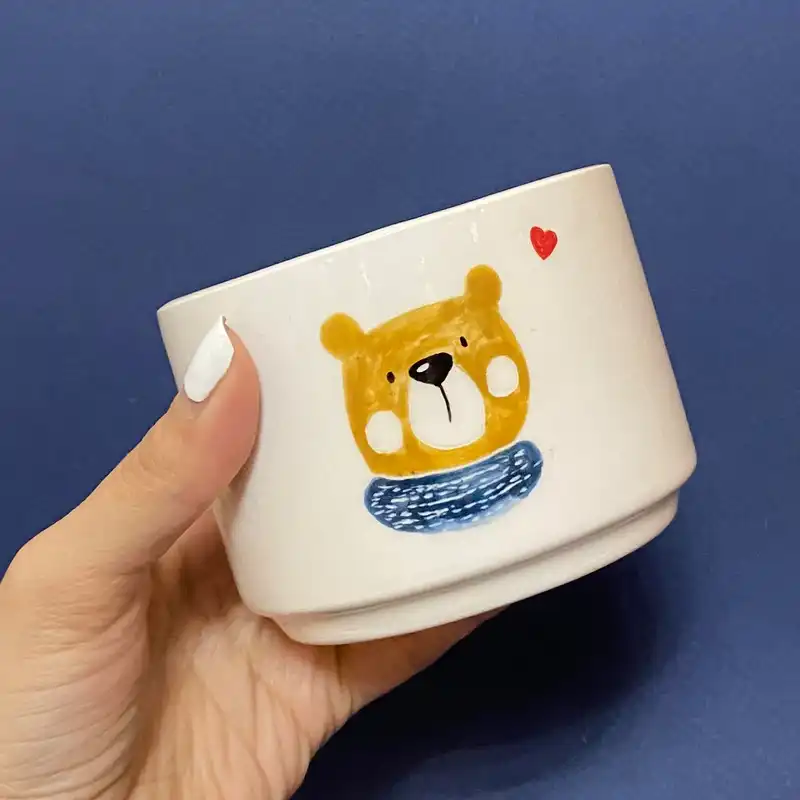 گلدان سرامیکی مدل تدی