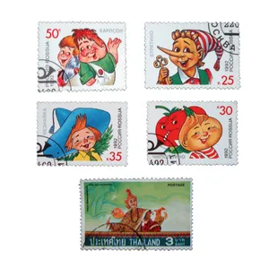 تمبر یادگاری مدل کارتونی کد h-81 مجموعه 5 عددی