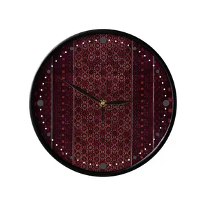 ساعت دیواری مدوپد طرح قالی بلوچ لچکی مدل C-balouch41