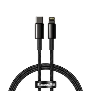 کابل USB-C به لایتنینگ باسئوس مدل 20W PD catj01 طول 1 متر