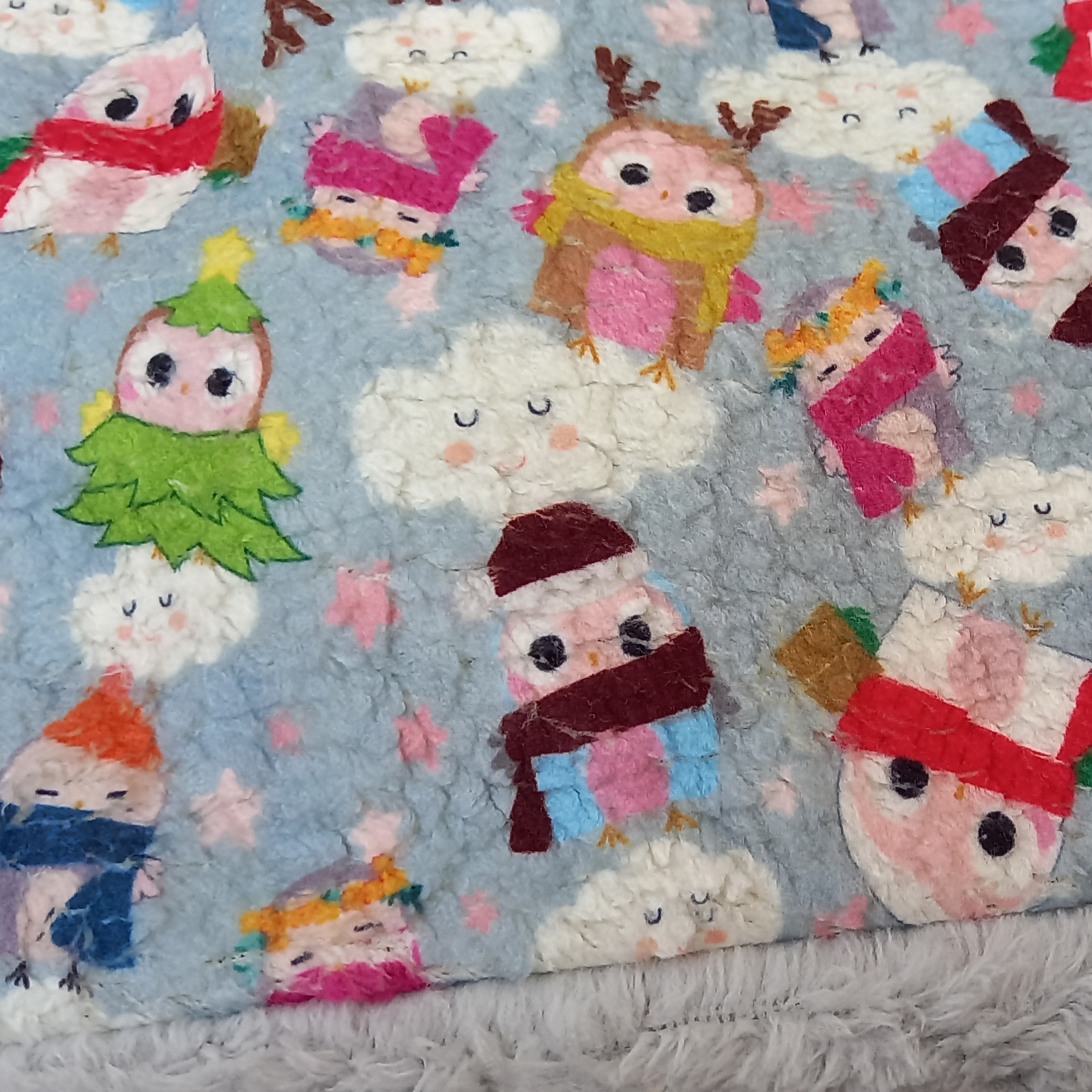 ست کلاه و شال گردن بچگانه مدل آدم برفی