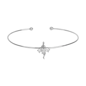 دستبند نقره زنانه پیله کد 01