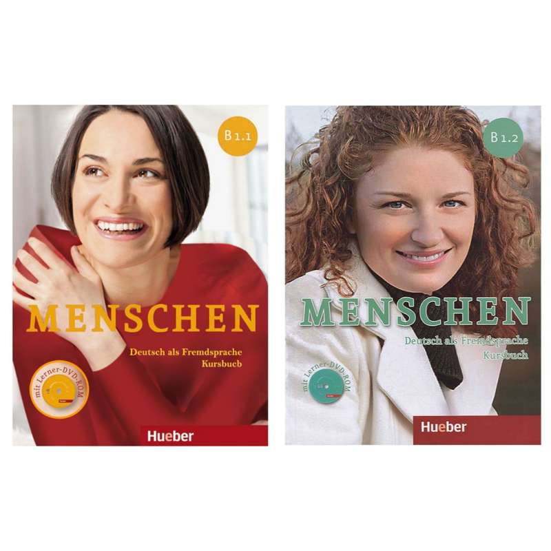 کتاب menschen اثر Sandra Evans انتشارات Hueber ٢جلدی