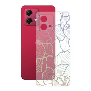Remax cover sticker Clea model flower design suitable for Motorola Moto G84 mobile phone