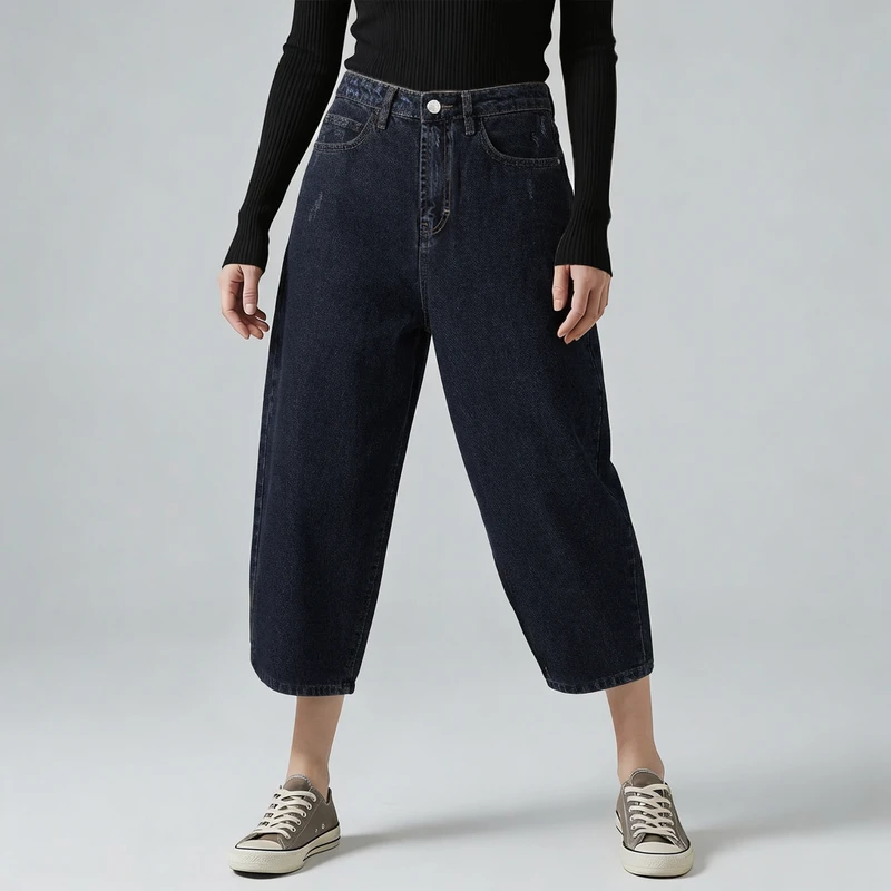 شلوار جین آزاد زنانه اچ ان اف مدل 7138-7