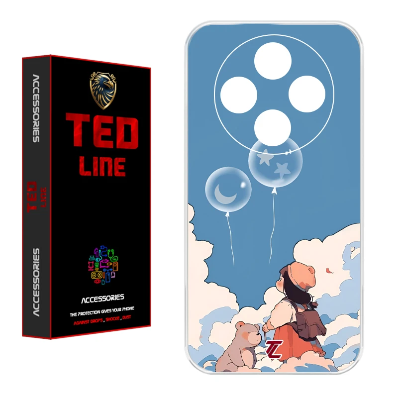 کاور تدلاین طرح دخترانه کد 1202 مناسب برای گوشی موبایل شیائومی Redmi 14C / Poco C75