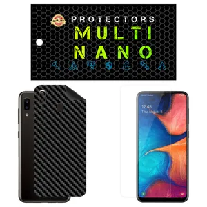 Multi Nano X-SFC Screen Protector For Samsung Galaxy A20 with back skin