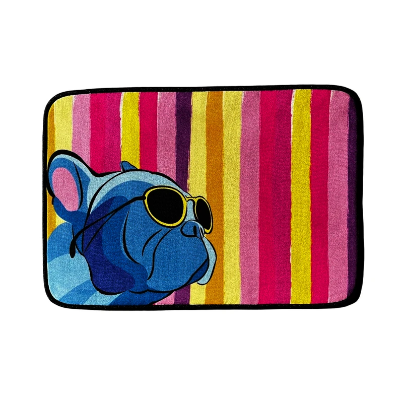 مت زیرانداز ظرف آب و غذای سگ و گربه مدل LQ7