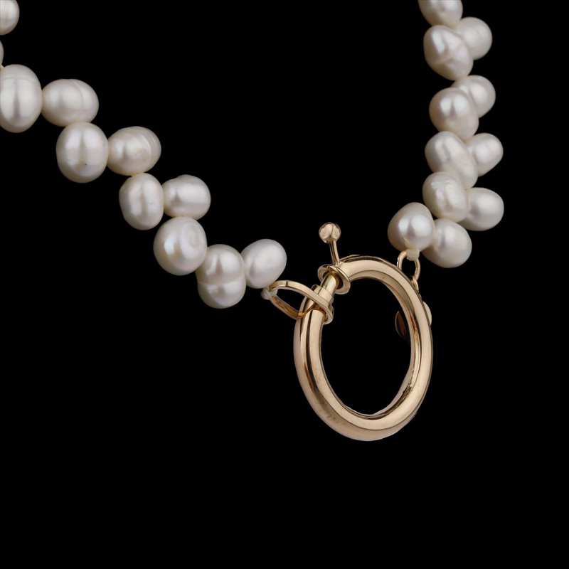 گردنبند طلا 18 عیار زنانه گالری شیدا مجد مدل قفل مدبر گندمی گردنبند طلا 18 عیار زنانه گالری شیدا مجد مدل قفل مدبر گندمی