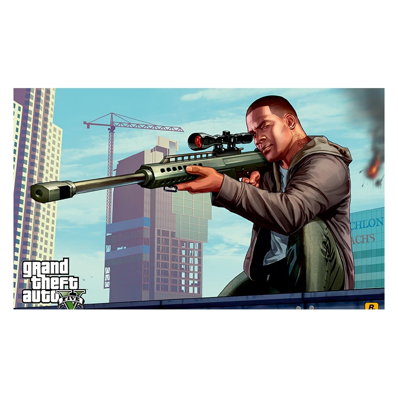 برچسب کنسول بازی پلی استیشن 2 توییجین وموییجین مدل GTA  f114
