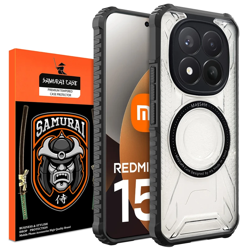 کاور سامورایی مدل Shocksafe مناسب برای گوشی موبایل شیائومی Redmi Note 15 Pro Plus / Poco M8 Pro 5G