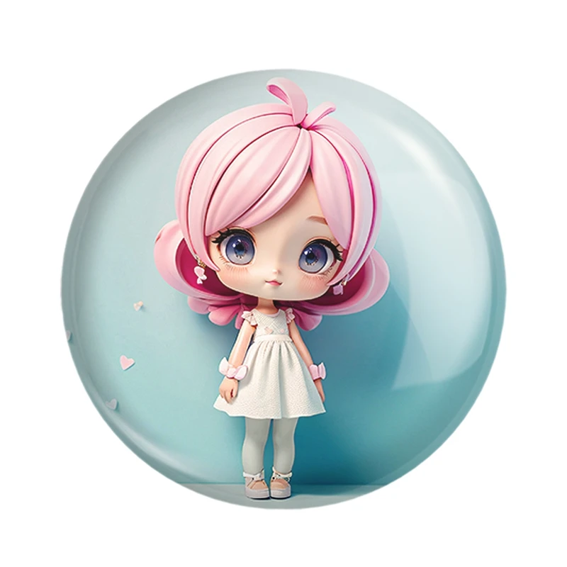 مگنت خندالو مدل دخترانه (Girlish) کد 36861