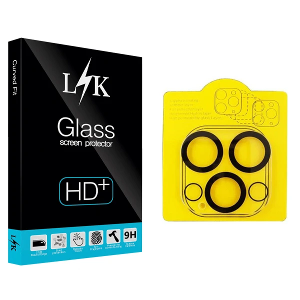 محافظ لنز دوربین ال کی مدل Hard glass مناسب برای گوشی موبایل اپل IPHONE 12 PRO MAX