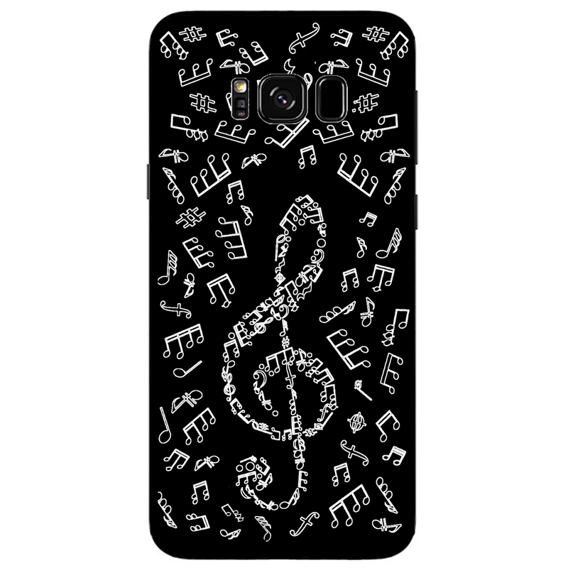کاور مگافون طرح نوت موسیقی مدل 1370 مناسب برای گوشی موبایل سامسونگ Galaxy S8   