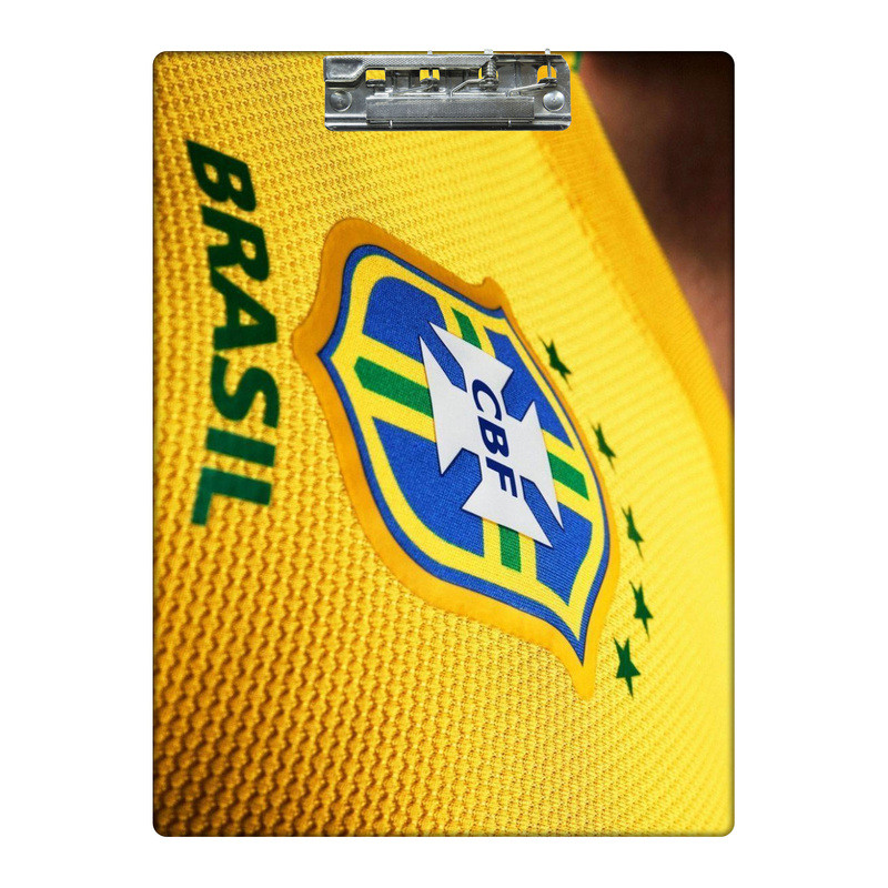 تخته شاسی طرح لوگو تیم فوتبال برزیل کد 1698209 سایز A4