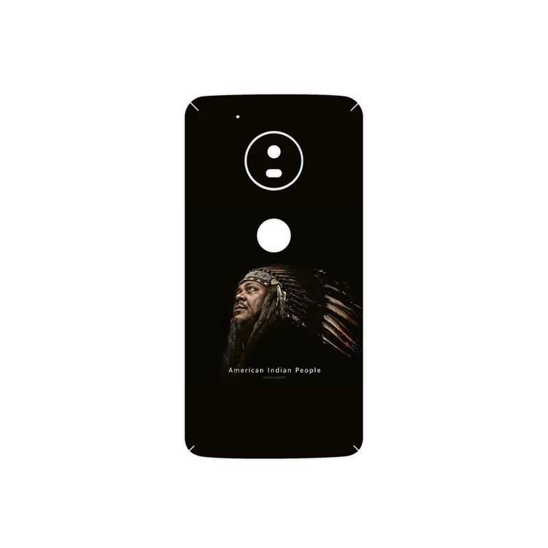 برچسب پوششی ماهوت مدل Portrait of an Indian Man مناسب برای گوشی موبایل موتورولا Moto G5