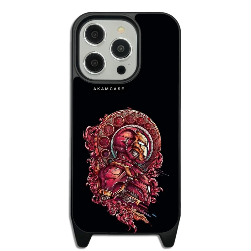کاور آکام مدل AMC-WLA14PRO-IRON MAN8 مناسب برای گوشی موبایل اپل iPhone 14 Pro