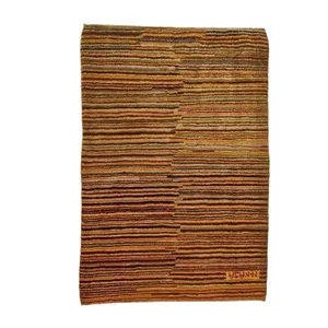 گبه فرش دستباف یک ونیم متری مدل بافت قشقای شیراز کد NKP.Z.N103