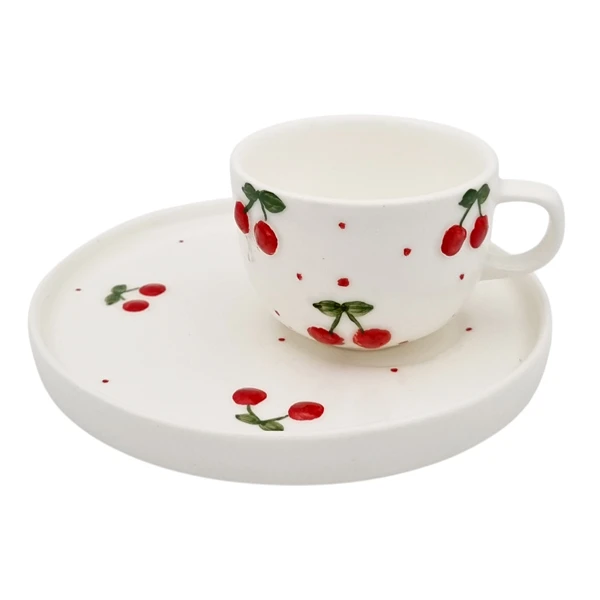 فنجان مدل زرین کد 14353xalb2 به همراه زیر فنجان