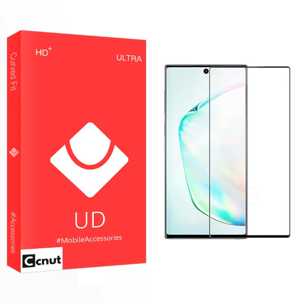 محافظ صفحه نمایش شیشه ای کوکونات مدل UD FLGL مناسب برای گوشی موبایل سامسونگ Galaxy Note 10 Plus