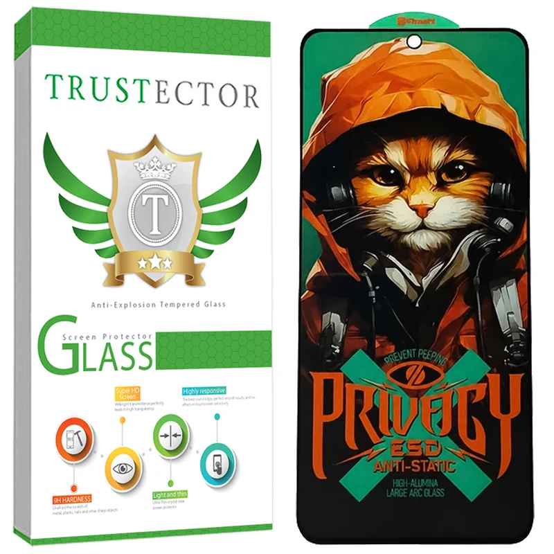 محافظ صفحه نمایش تراستکتور مدل CATPRVT مناسب برای گوشی موبایل شیائومی Redmi Note 12 Pro 4G / Redmi Note 12 Pro 5G