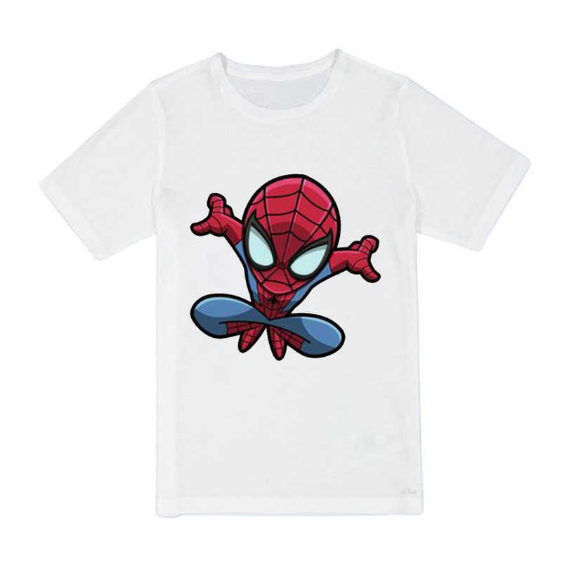تی شرت آستین کوتاه پسرانه مدل مرد عنکبوتی کد BA42 s