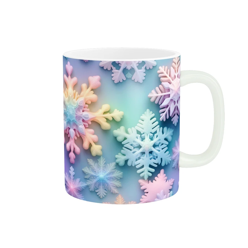 ماگ پاد آفرین طرح دانه برف کد 1170