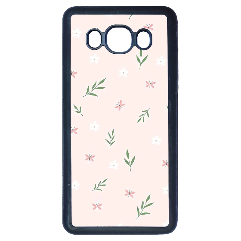 کاور قاب گارد گوشی طرح گل صورتی کد TPU-056 مناسب برای گوشی موبایل سامسونگ Galaxy J5 2016 / J510