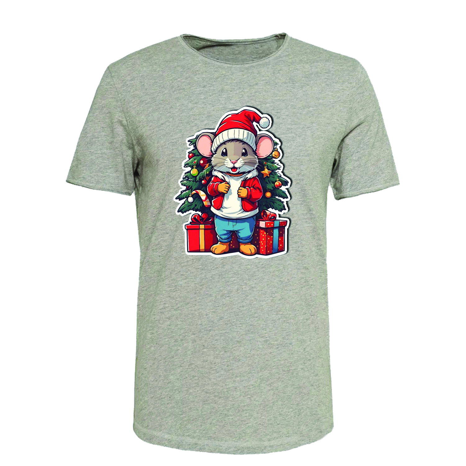 تی شرت آستین کوتاه مردانه مدل T280 طرح کریسمس