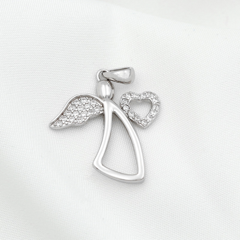 آویز گردنبند نقره زنانه مدل فرشته کد SLP-21