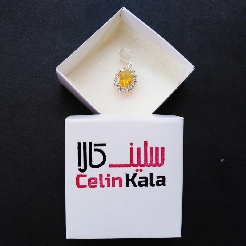 آویز گردنبند نقره زنانه سلین کالا مدل سیترین کد ce-p آویز گردنبند نقره زنانه سلین کالا مدل سیترین کد ce-p