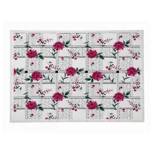 سفره 8 نفره مدل گل E-S-0031 سایز 110×140 سانتی متر