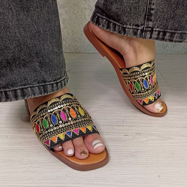 صندل زنانه نیکتا مدل 25-4200 کد 1438-BK -  - 2