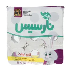 دستمال توالت نارسیس کد 02 بسته 9 عددی  